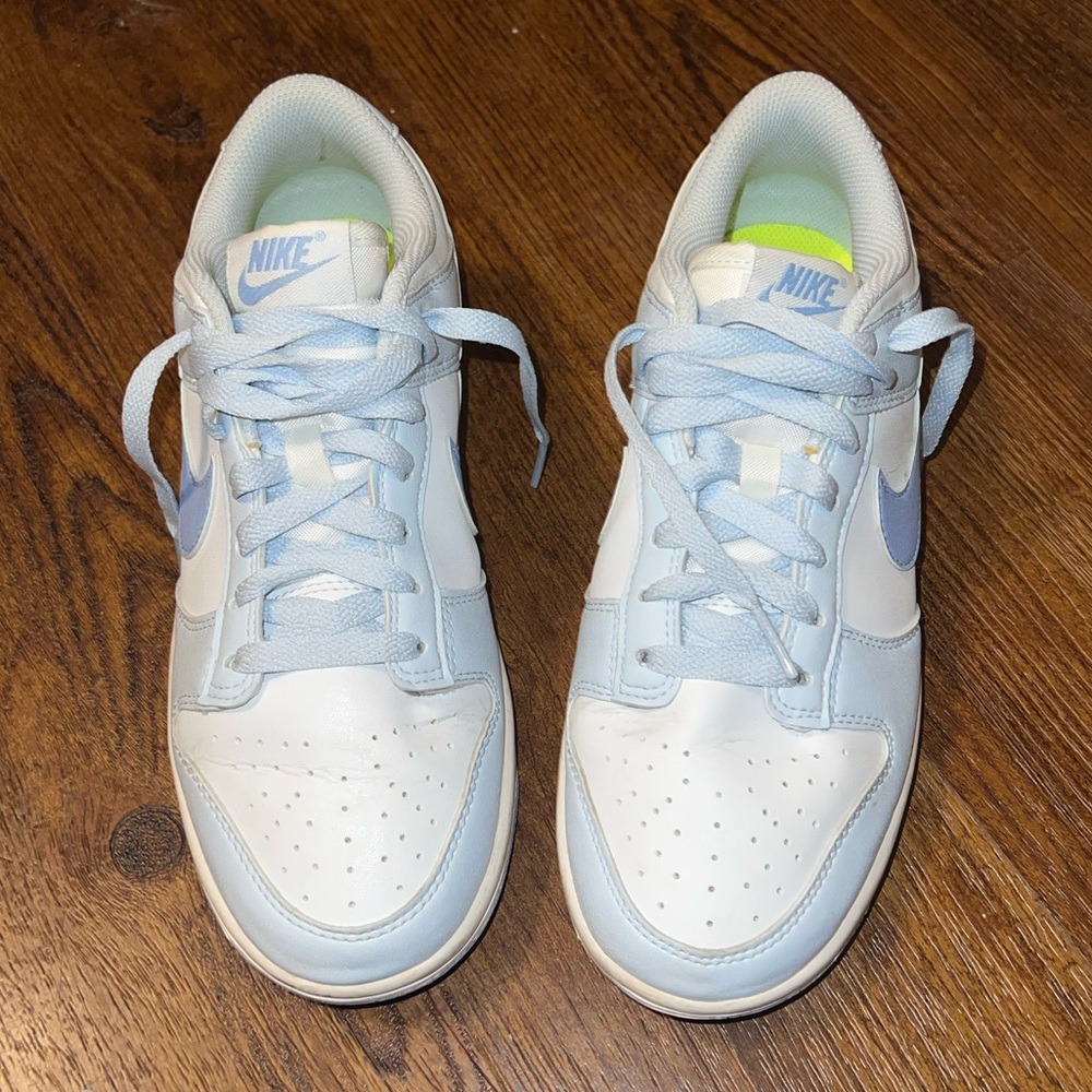 Nike Low Dunk Next Nature Blue Tint 90s Style Lace Up Active Sneakers Size 8 - Picture 2 of 12